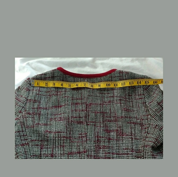 BR Womens Open Front Tweed Blazer Jacket - Picture 8 of 8